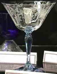 Fostoria #6004 Stem with Wisteria Stem & Base
