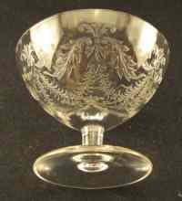 Fostoria # 766 Sorbet w/ #257 Victory Etch