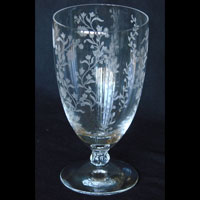 Fostoria #6012 Westchester Iced Tea w/ #323 Rambler Etch