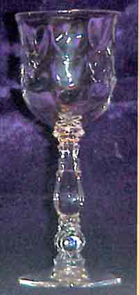 Fostoria #6024 Cellini Loop Optic Stemware