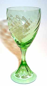 Fostoria #5083 Spiral Optic Goblet