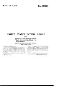 Indiana # 622 Pretzel Dish Design Patent D135030-2