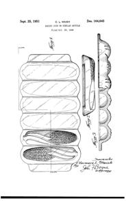 Indiana Little Crow Foods Miracle Maize Baking Dish Design Patent D164645-1