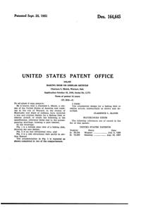 Indiana Little Crow Foods Miracle Maize Baking Dish Design Patent D164645-2