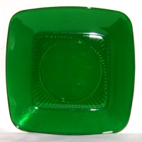 Anchor Hocking Forest Green Charm Plate & Bowls