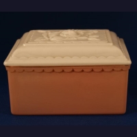 Anchor Hocking American Artware Jewelry Box