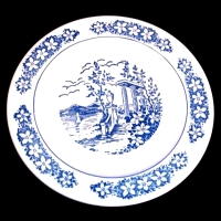 Anchor Hocking Lake Como Plate