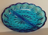 Anchor Hocking Fairfield Divided Oval Relish