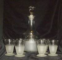 Anchor Hocking Decanter set