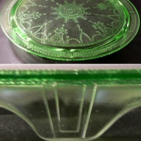 Hocking Cameo Cake Plate
