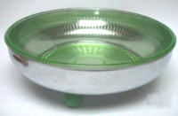 Hocking Roulette Bowl w/ Metal Holder