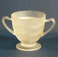 Hocking # 300 Ring Satin Cream & Sugar