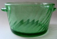 Hocking Spiral Ice or Butter Tub