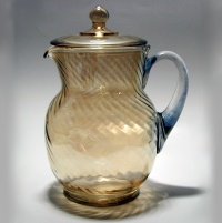 Hocking Spiral Jug w/ Lid