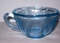 Hocking Princess Blue Cup