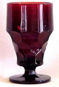 Hocking Royal Ruby Georgian Tumbler