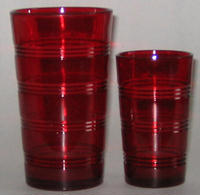 Anchor Hocking Royal Ruby Ring Tumblers