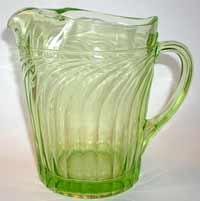 Hocking Morocco Pitcher