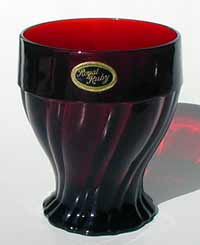Anchor Hocking Royal Ruby Swirl Tumbler