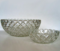Hocking Waterford "Waffle" Bowls