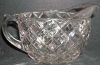 Hocking Waterford "Waffle"  Creamer