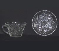 Hocking  Oatmeal Cup and Saucer