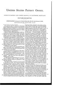 New Martinsville Star Picture Frame Patent  634146-2