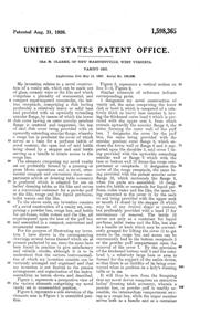 New Martinsville #1926/3 Vanity Set Patent 1598365-2