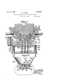 New Martinsville Flower Bowl and Frog Patent 1603025-1
