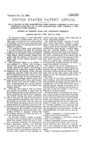 New Martinsville Flower Bowl and Frog Patent 1603025-3