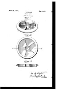 New Martinsville #  10 Relish Design Patent D 67011-1