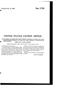 Paden City # 191 Party Line Tumbler Design Patent D 77759-2