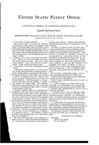 Duncan  Water Set Patent  294231-2