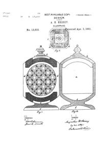 Duncan  Sugar Design Patent D 13833-1