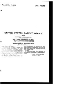 Duncan & Miller # 112 Caribbean Plate Design Patent D101983-2