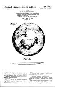 Duncan & Miller Plate Design Patent D173872-1