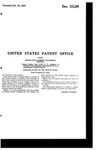 Fostoria #6027 Envoy Goblet Design Patent D125289-2