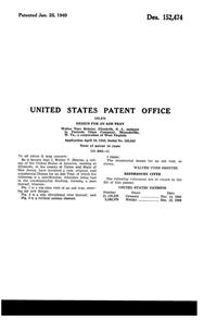 Fostoria Ash Tray Design Patent D152474-2