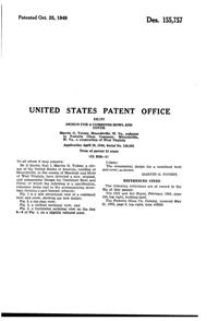 Fostoria #2056 American Footed Candy Box & Cover Design Patent D155757-4