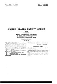 Fostoria #2056 American Footed Candy Jar & Cover Design Patent D156929-2