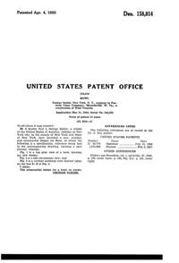 Fostoria Plume Bowl Design Patent D158014-2