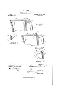 U. S. Glass Jug Patent 1173546-2