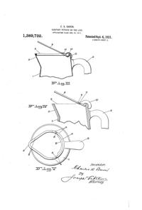 U. S. Glass Jug Patent 1389732-2