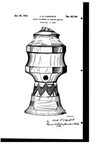 U. S. Glass Dispenser Design Patent D 83106-1