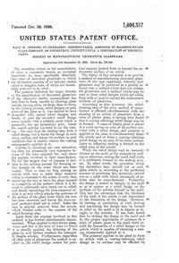 MacBeth-Evans Method of Decorating Glass Patent 1604557-2