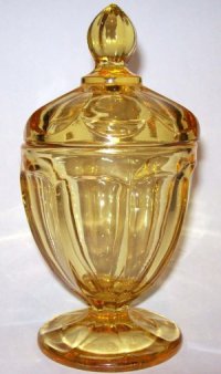 Heisey by Imperial # 341 Old Williamsburg Candy Jar