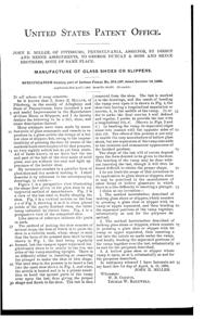 Bryce Glass Slipper Patent 351197-2