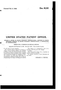 Bryce Footed Tumbler Design Patent D 69383-2