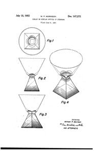 Bryce # 2A Lido Goblet Design Patent D167272-1 Bryce # 2A Lido Goblet Design Patent D167272-1
