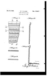 Consolidated Light Diffusing Glass Design Patent D115817-1